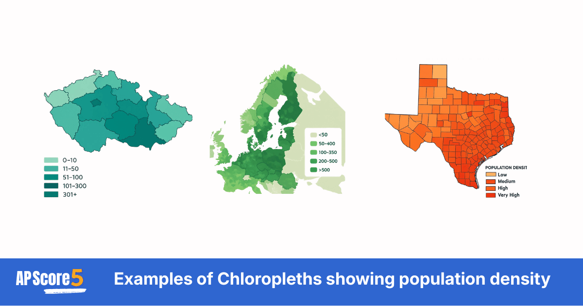 Chloropleths population