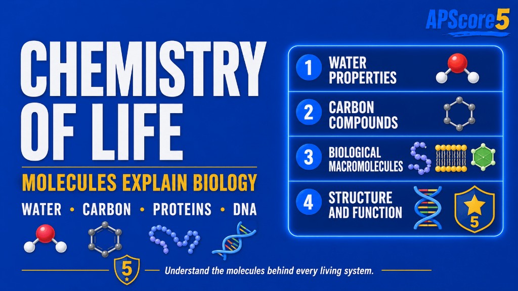 Chemistry of life overview
