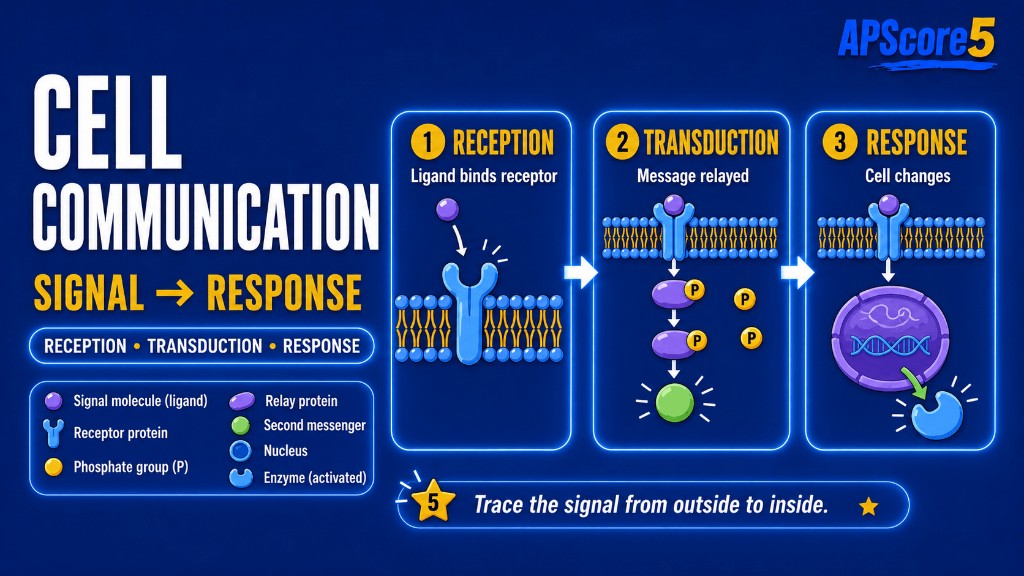 AP Bio Unit 4 signal diagram