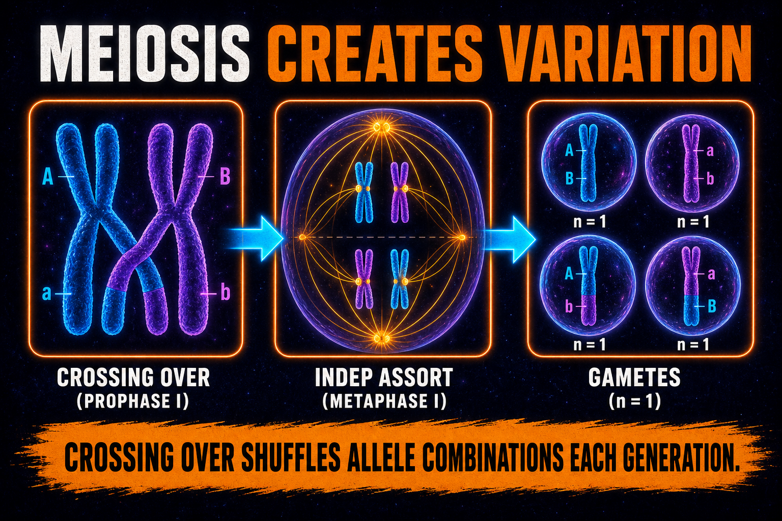 Meiosis variation AP Bio