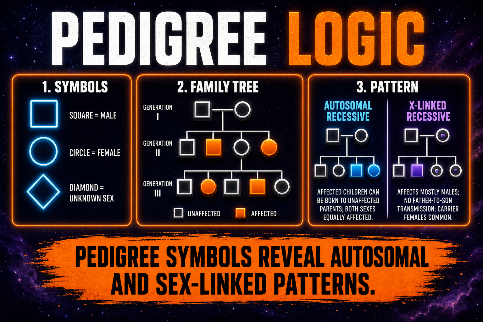 Pedigree logic AP Bio