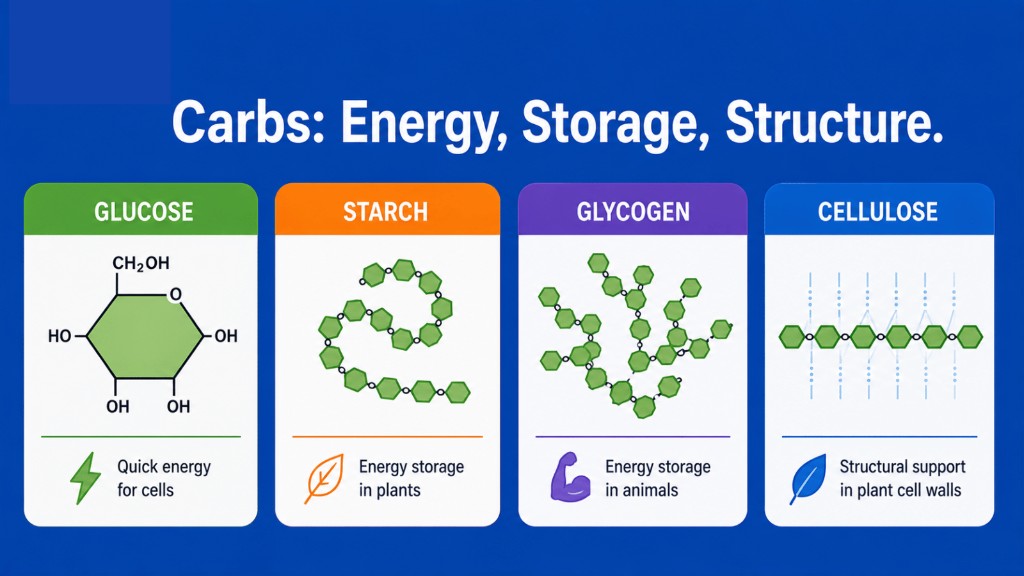 AP Biology carbohydrates hero
