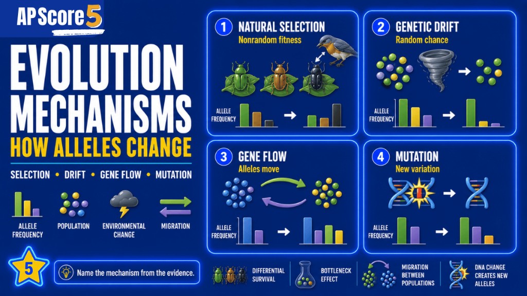 How allele frequencies change