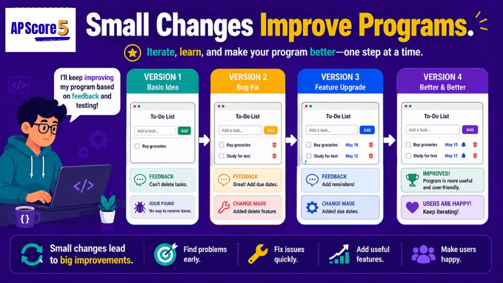 Small changes improve apps