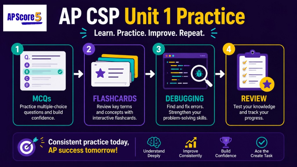 AP CSP Unit 1 practice