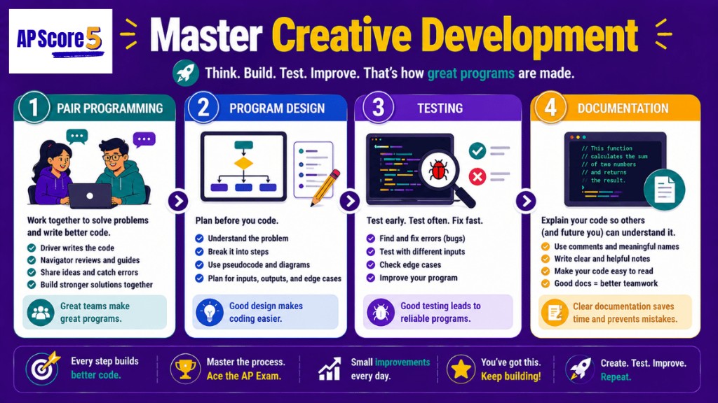 Creative development CSP stages