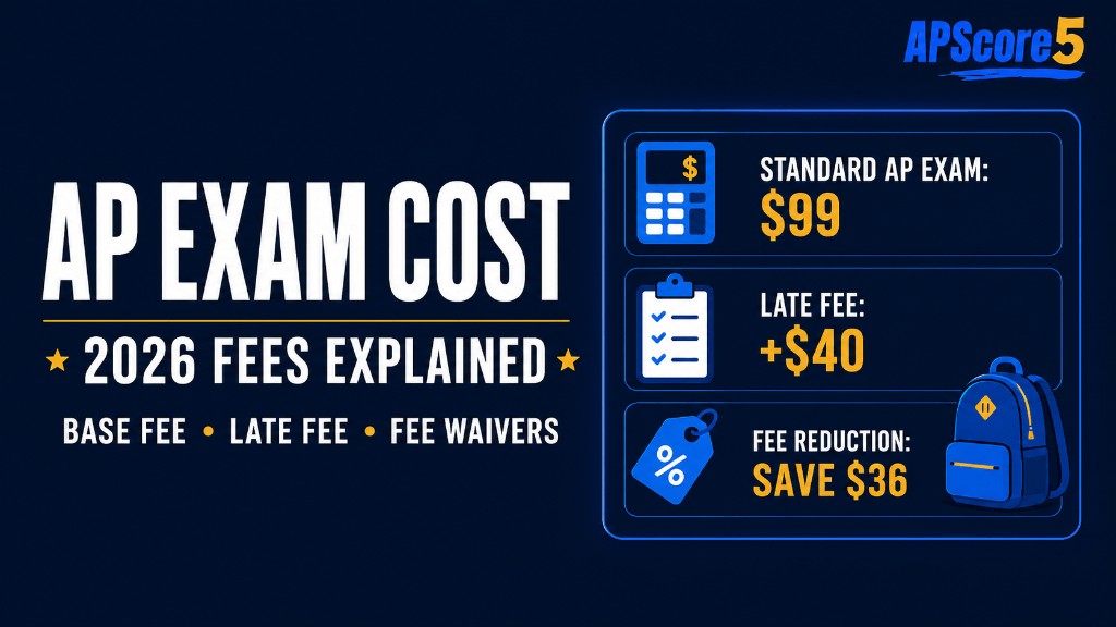 2026 AP fees explained graphic