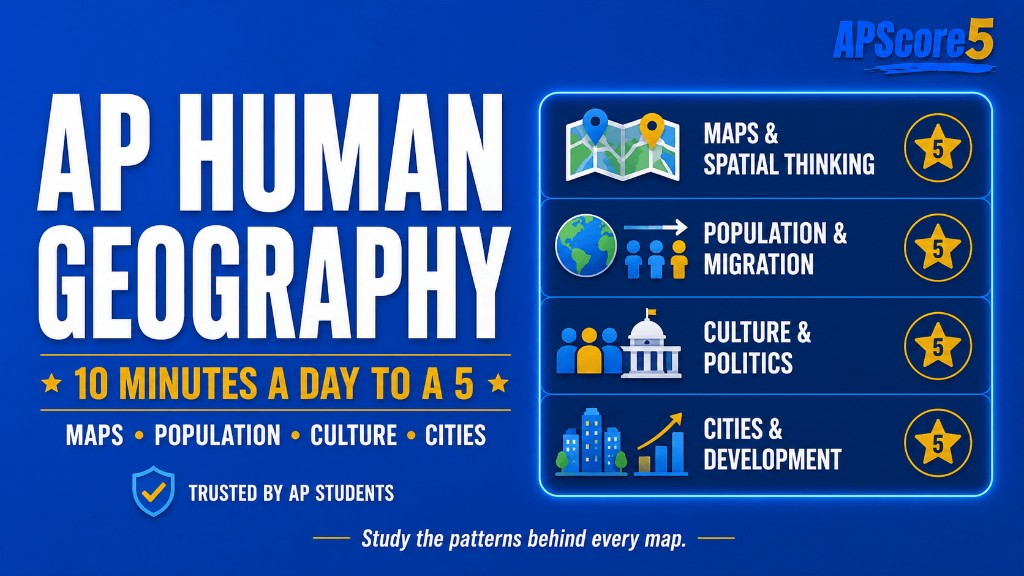 AP HUG daily study infographic