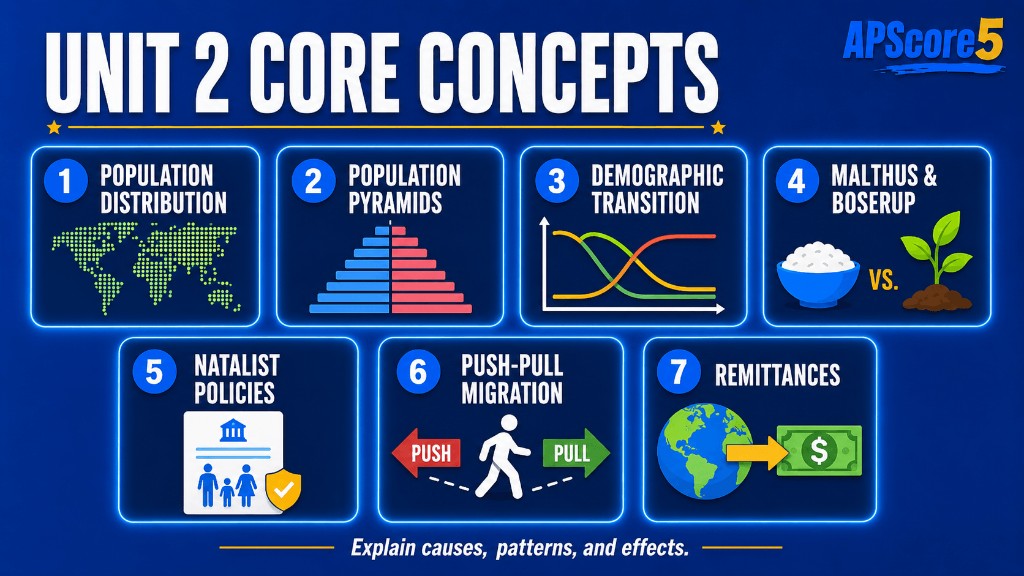 Unit 2 HUG core concepts grid