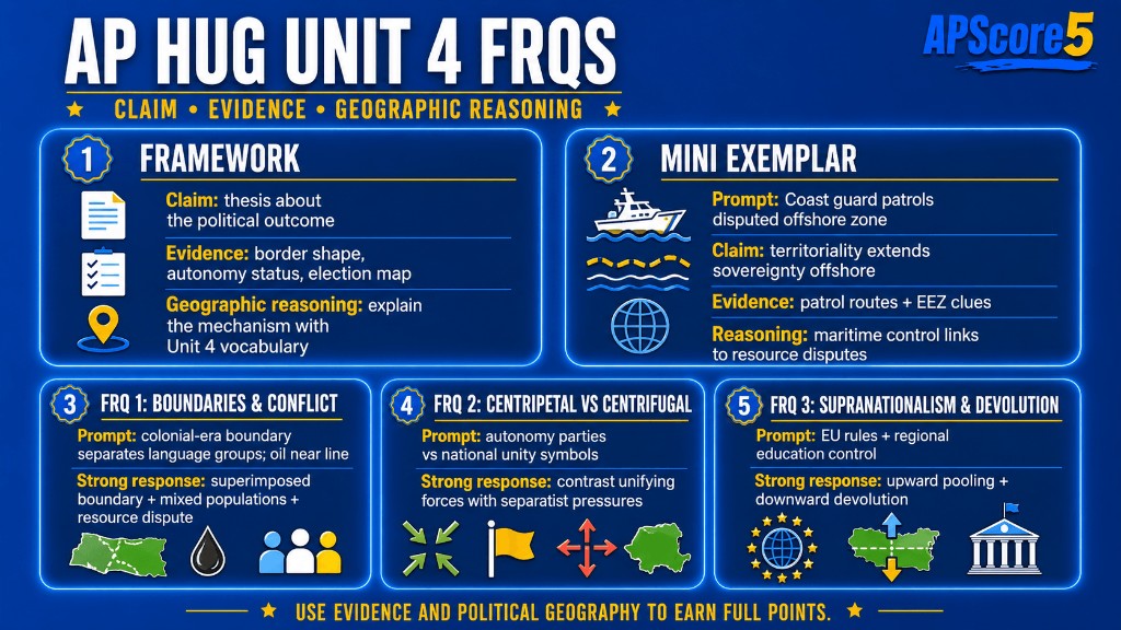 Unit 4 FRQ framework graphic