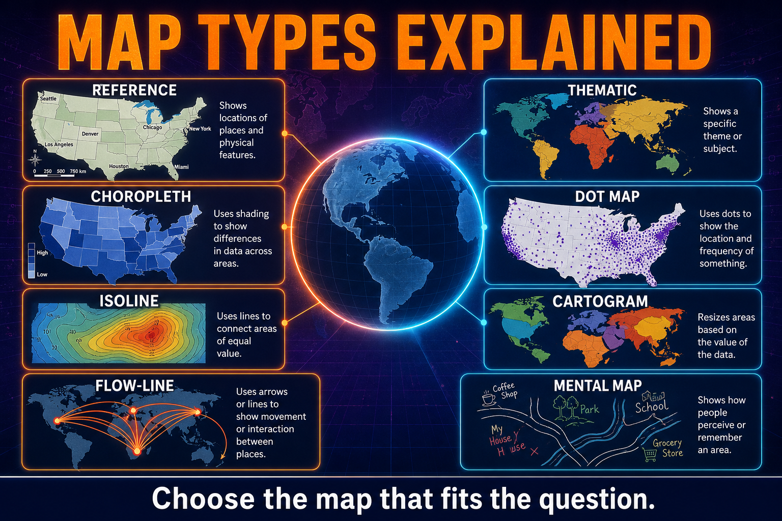 Isoline Ap AP Human Geography Map Types Explained: Unit 1 Guide | APScore5