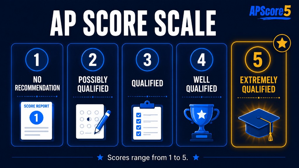 AP score scale 1-5 graphic