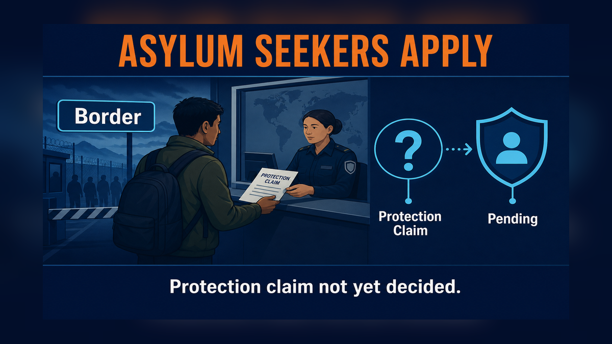 Asylum claim pending