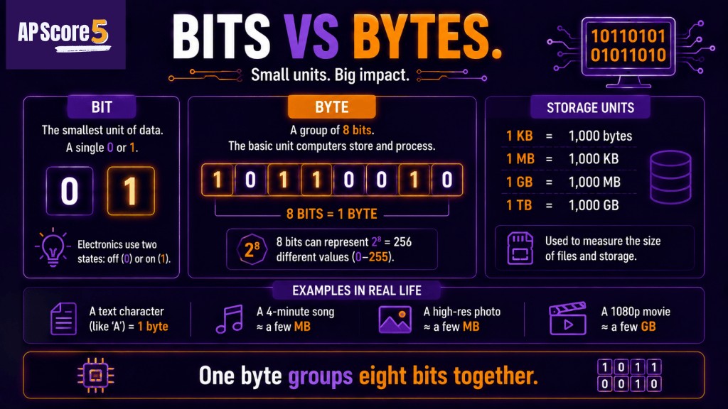 Bits vs Bytes in AP CSP Bits vs bytes AP CSP