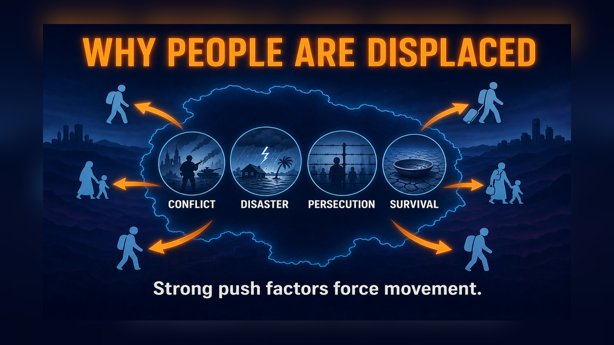 Forced displacement causes
