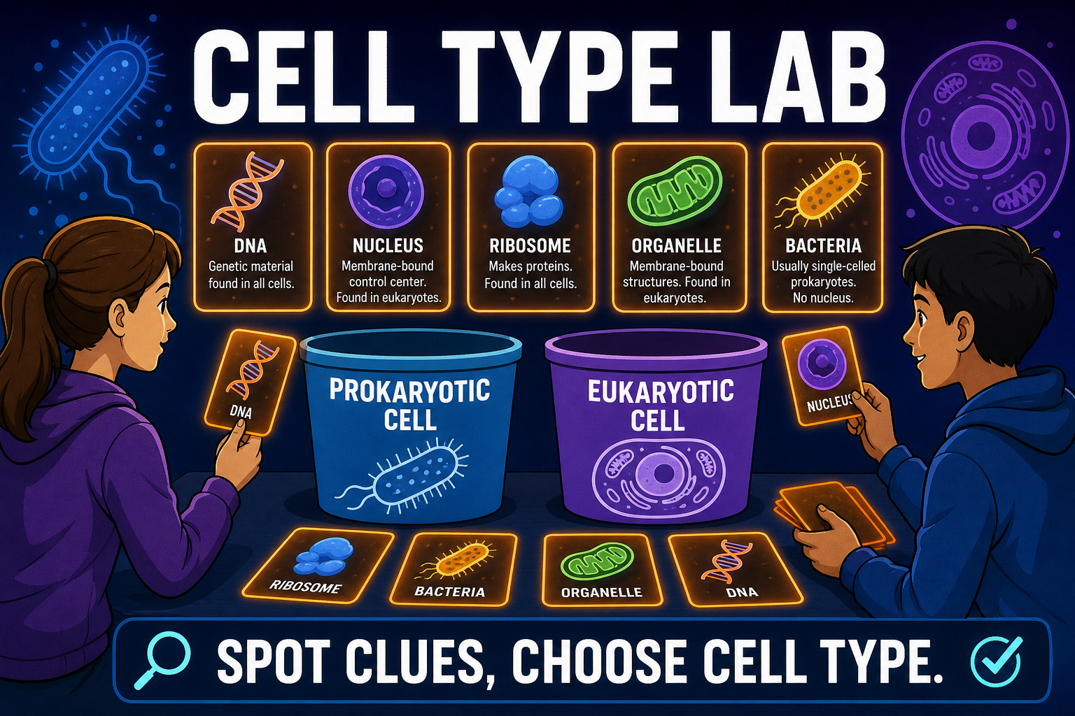Cell type diagnosis lab