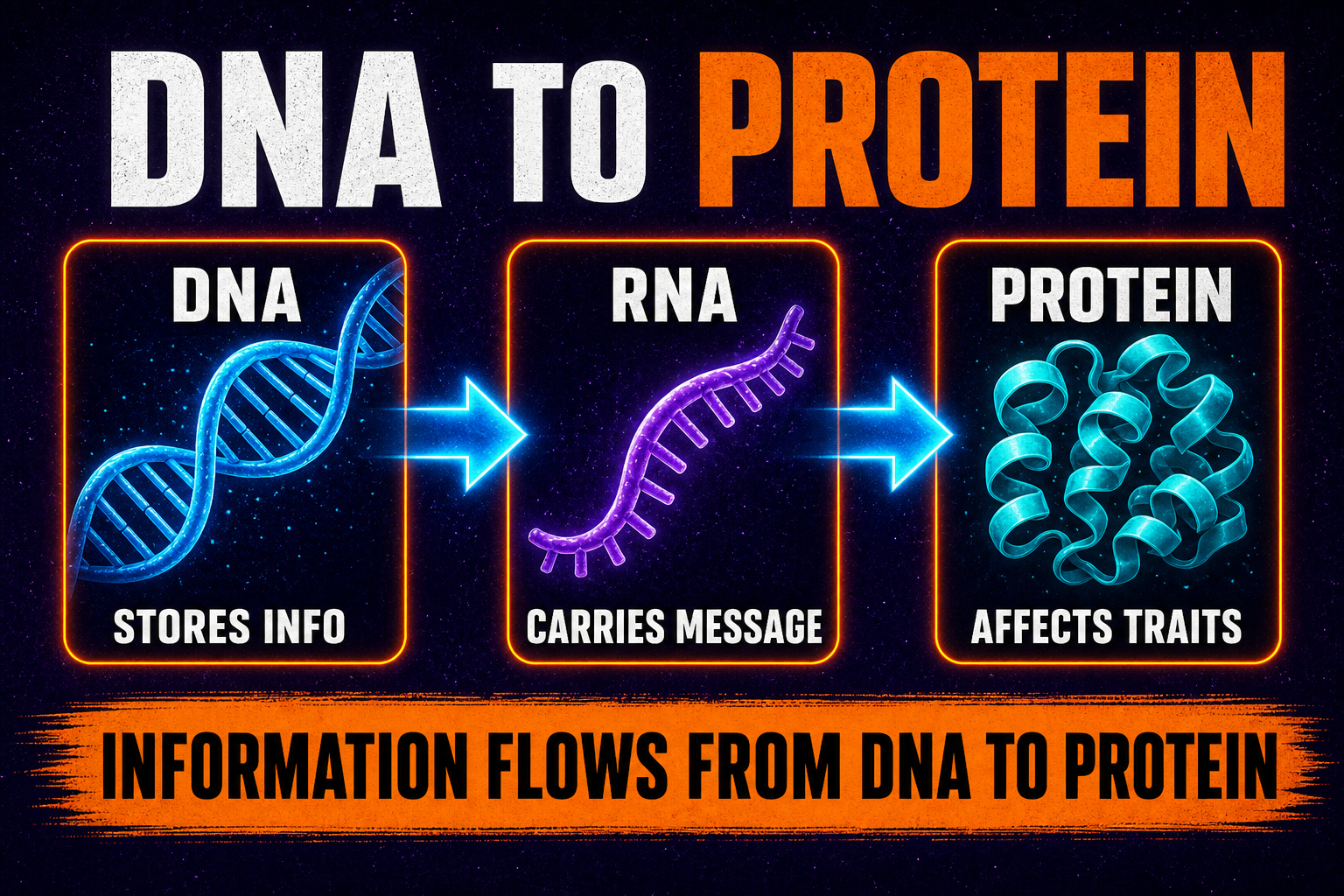 Central Dogma AP Biology Central dogma AP Biology showing DNA to RNA to protein information flow