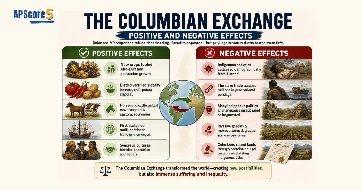 Columbian exchange positive
