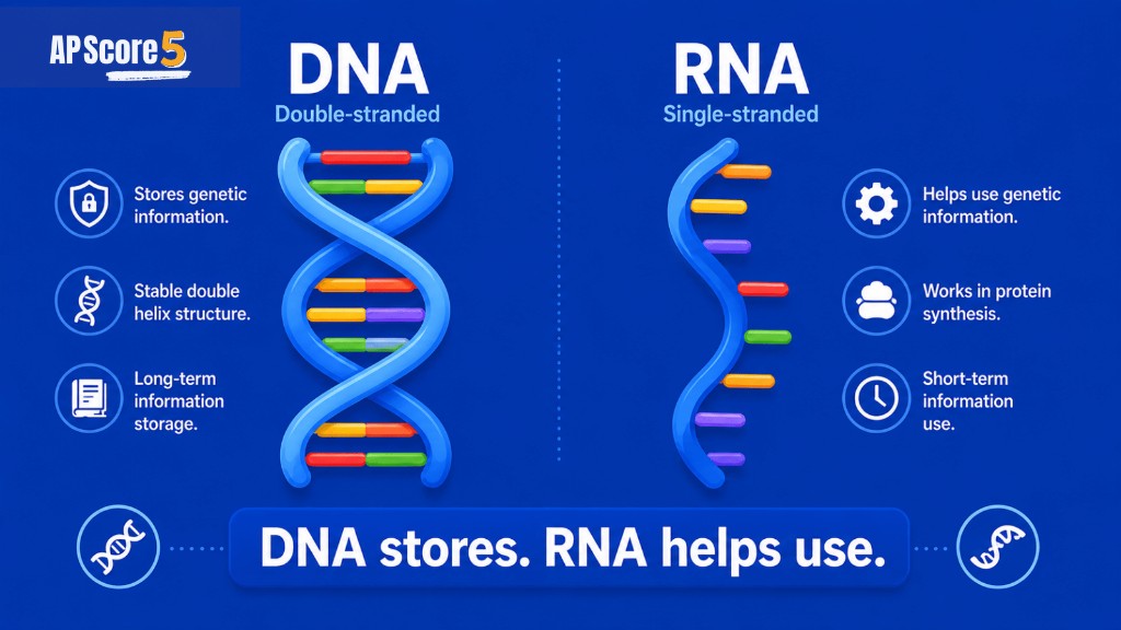 DNA vs RNA comparison