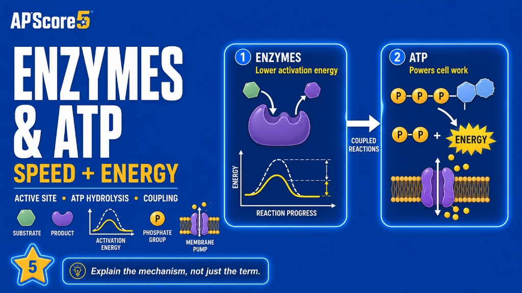 Enzymes and ATP explained