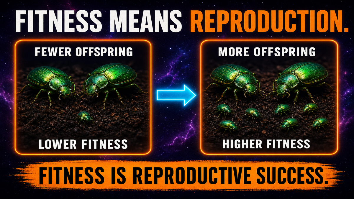 Evolutionary Fitness AP Biology Evolutionary fitness AP Biology showing reproductive success with more surviving offspring from advantageous traits