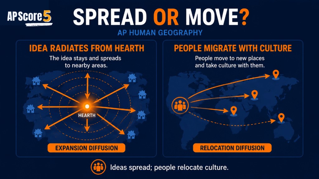 Expansion vs relocation map