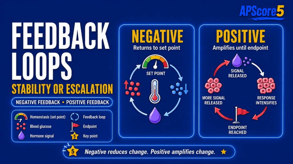 Feedback loops comparison