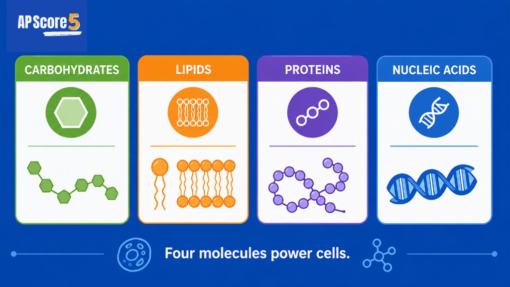 Four AP Bio macromolecules