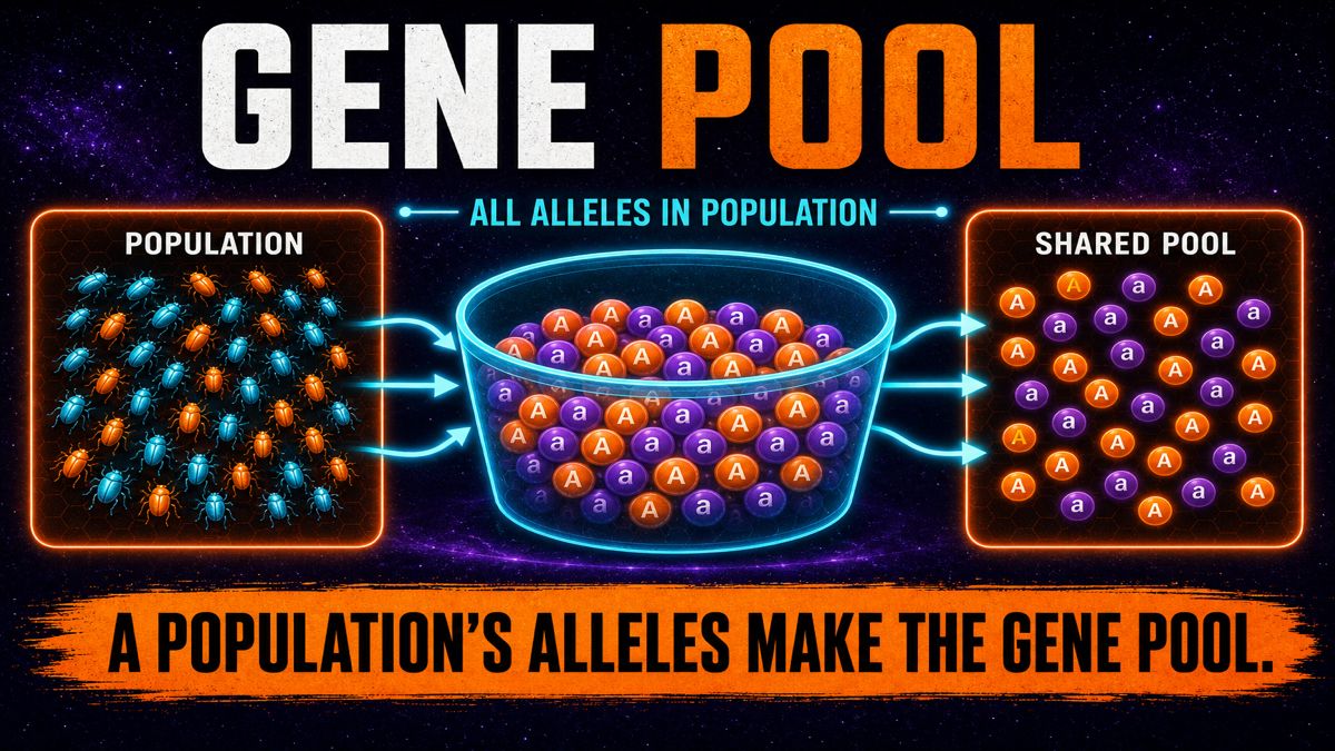Gene Pool AP Biology Gene pool AP Biology showing all alleles in a population combined into one shared gene pool