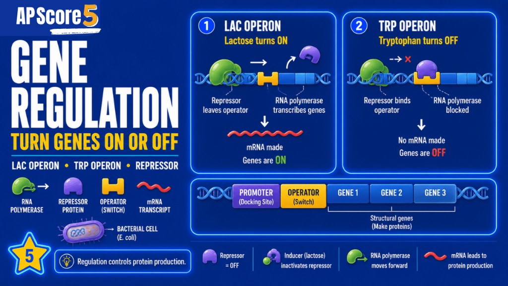 Gene regulation operons