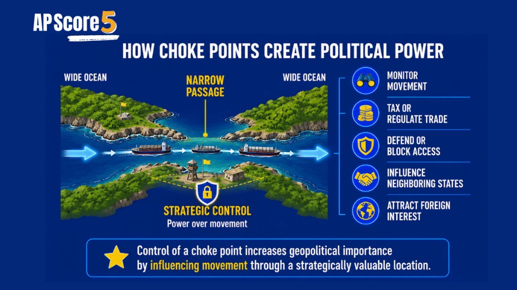 Choke point political power