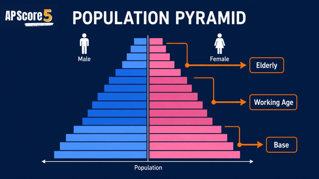 How to Read Population Pyramids โ Birth Rate, Migration, and Aging How to read pop pyramids
