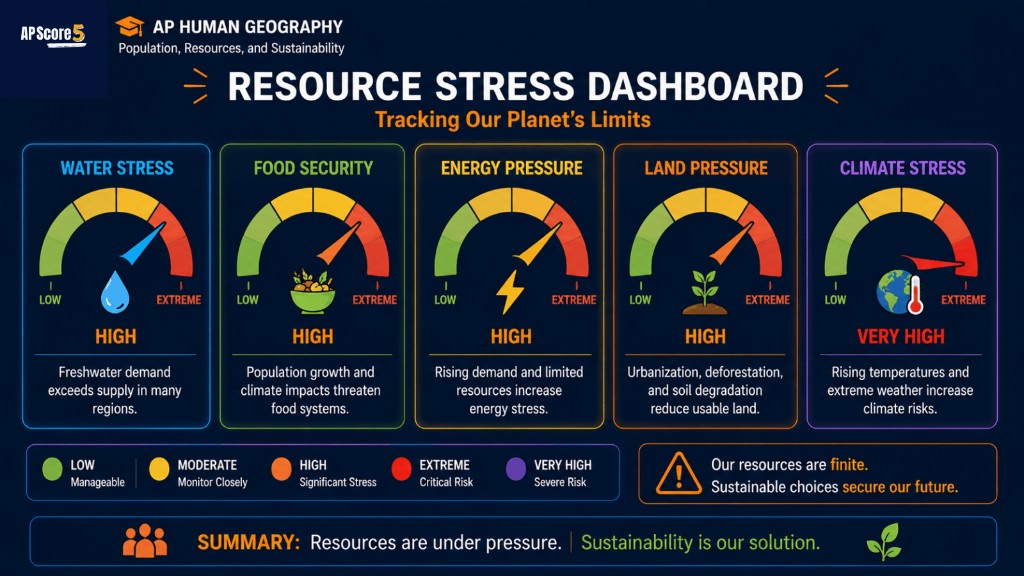 Five gauge resource chart