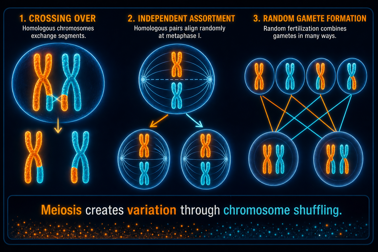 Meiosis variation AP Bio