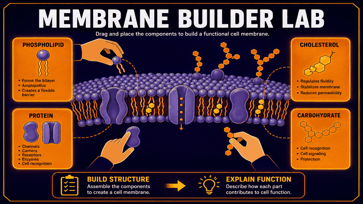 Membrane builder lab scene