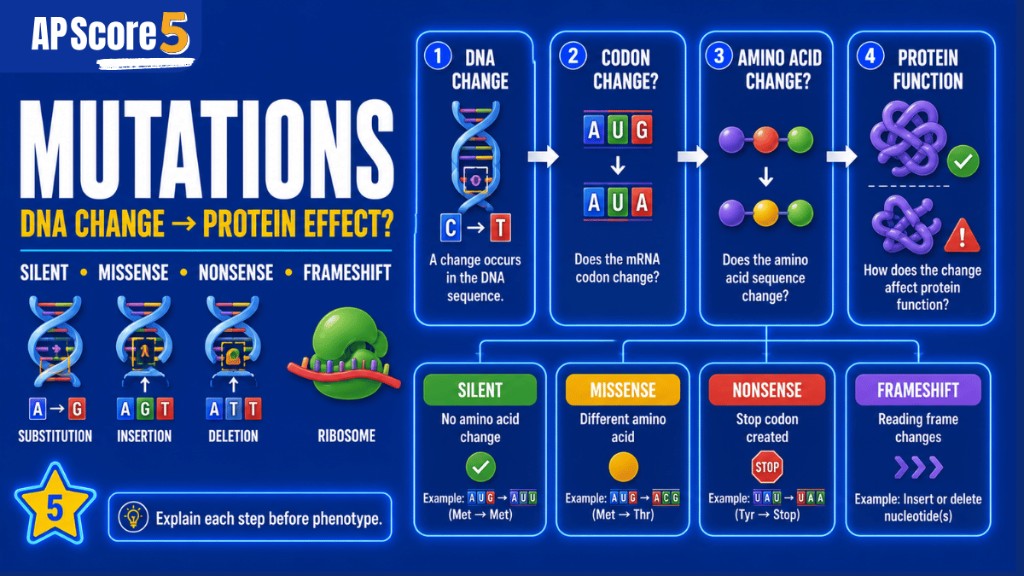 Mutations protein effects