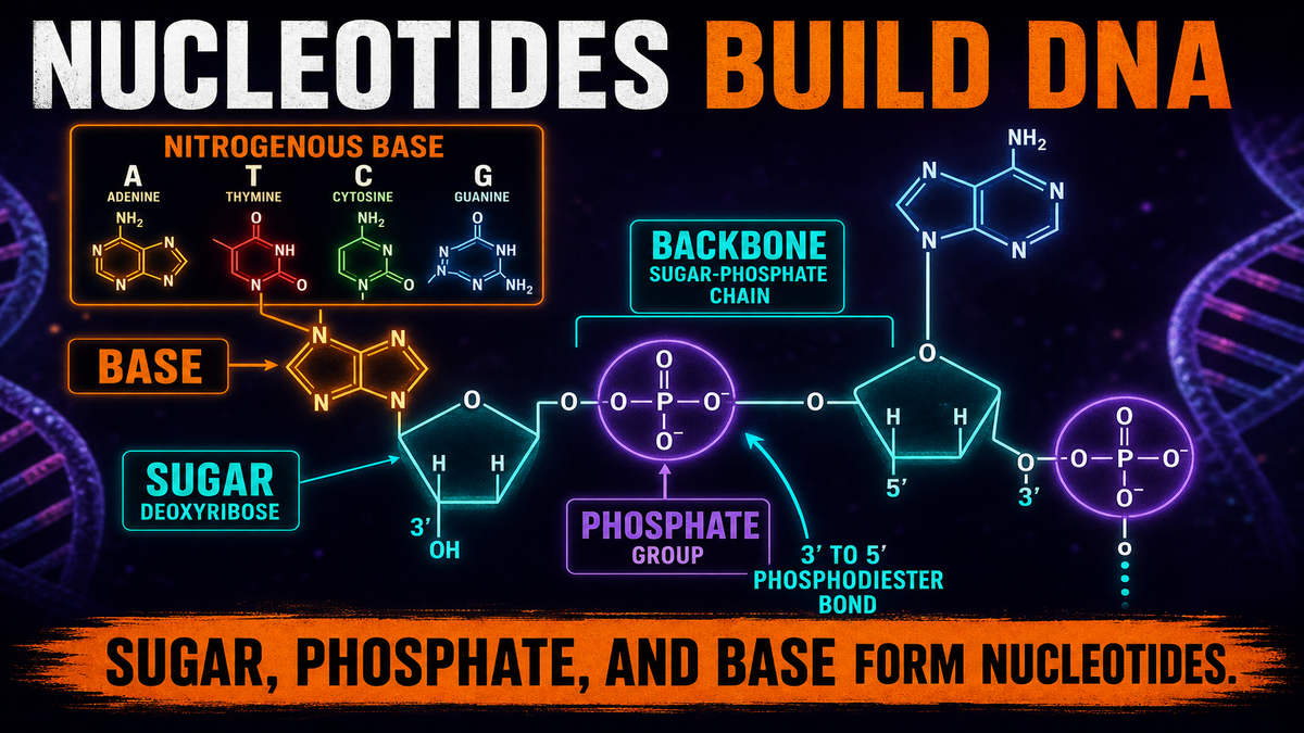 Nucleotide parts AP Bio