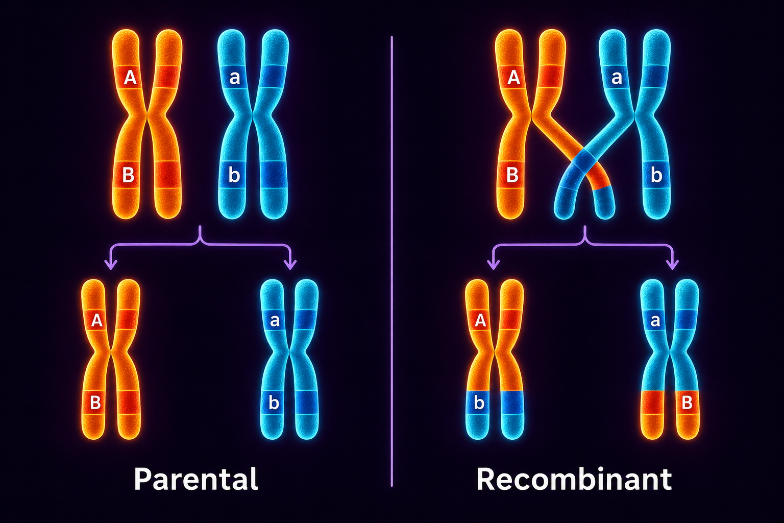Parental recombinant offspring