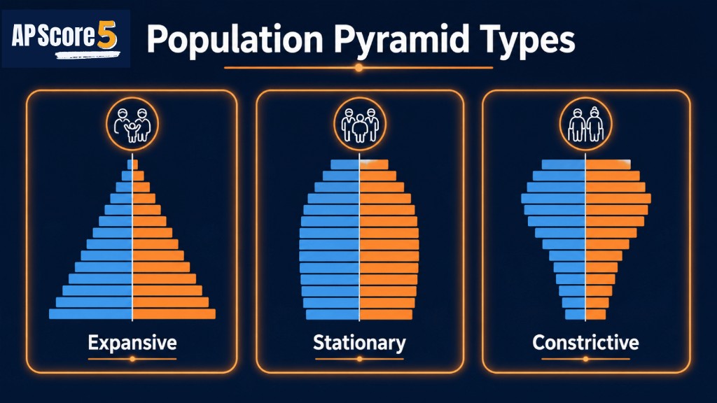 Population Pyramid Definition and Age Structure โ AP Human Geography Population pyramid AP HUG
