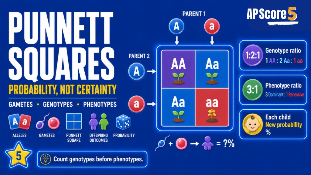 Punnett squares probability