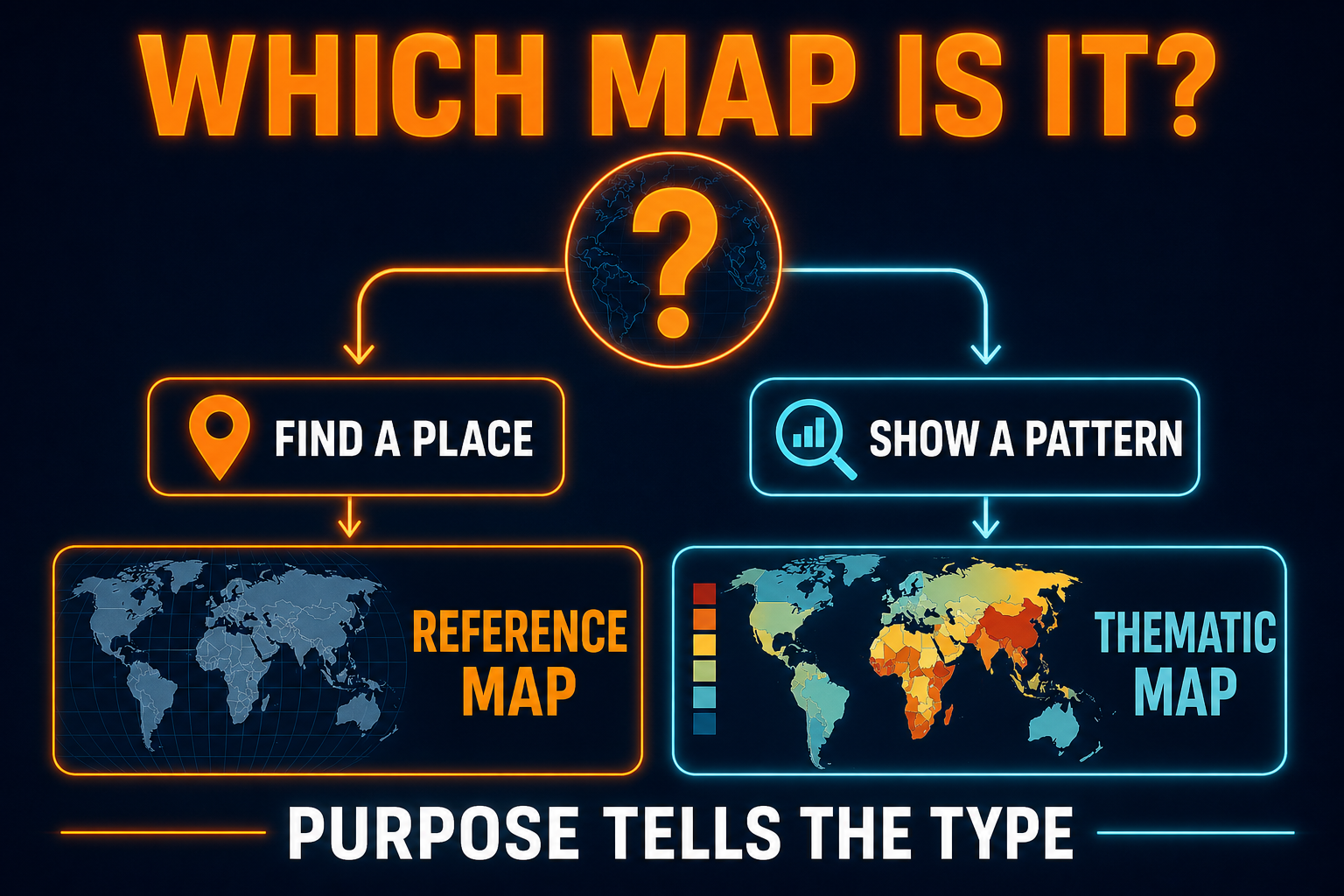 Reference or Thematic Map Decision Guide AP Human Geography Decision guide for choosing reference or thematic maps in AP Human Geography