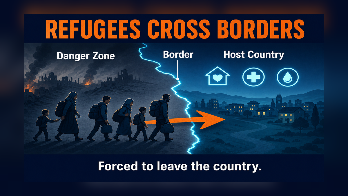 Refugee border crossing