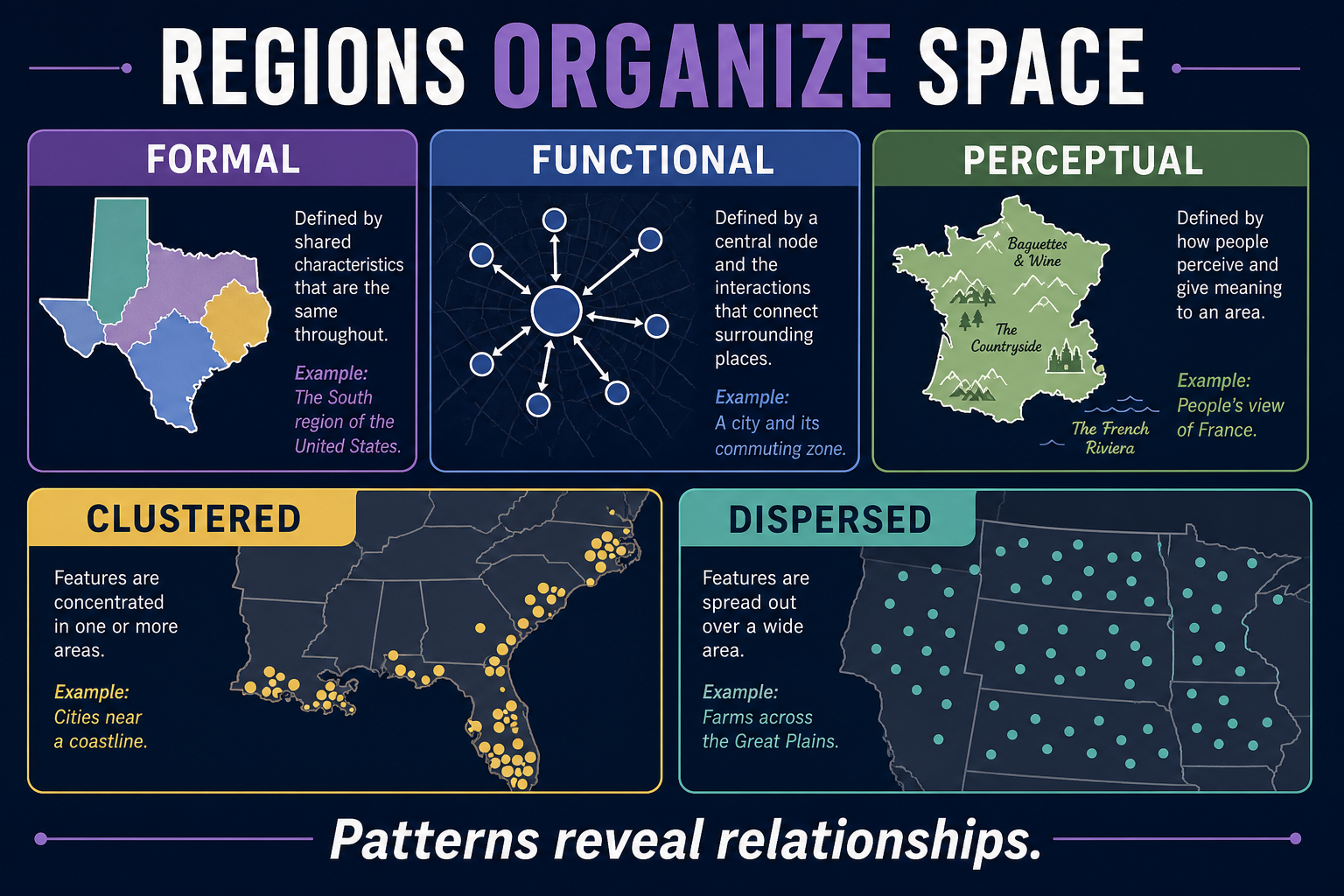 Regions and Patterns