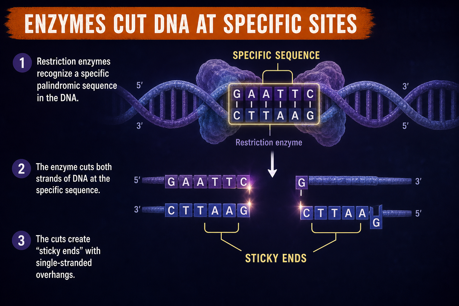Restriction Enzymes Cut DNA AP Biology Restriction enzymes cut DNA
