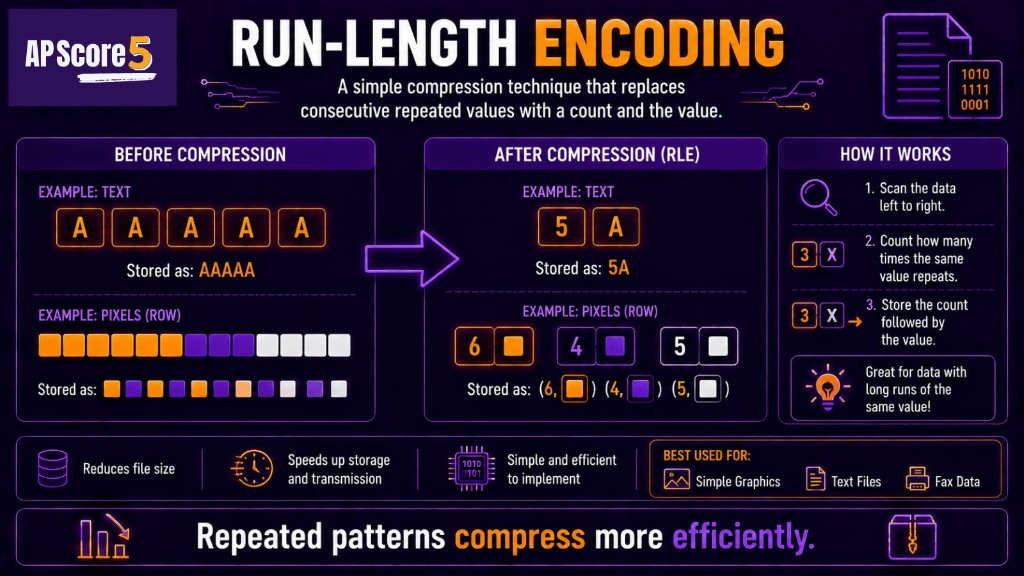 Run-Length Encoding in AP CSP Run-length encoding RLE