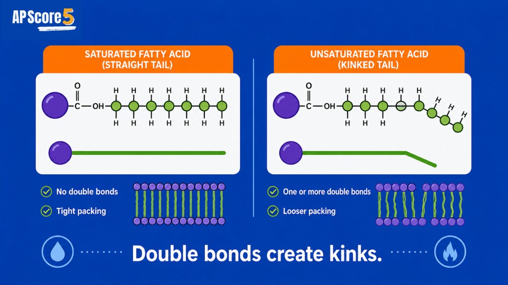 Saturated vs unsaturated