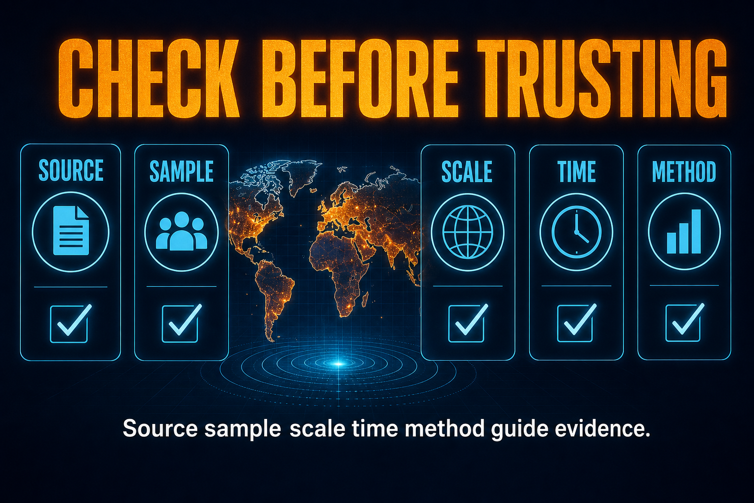 S-S-S-T-M checklist for AP Human Geography showing source sample scale time and method used to evaluate geographic data