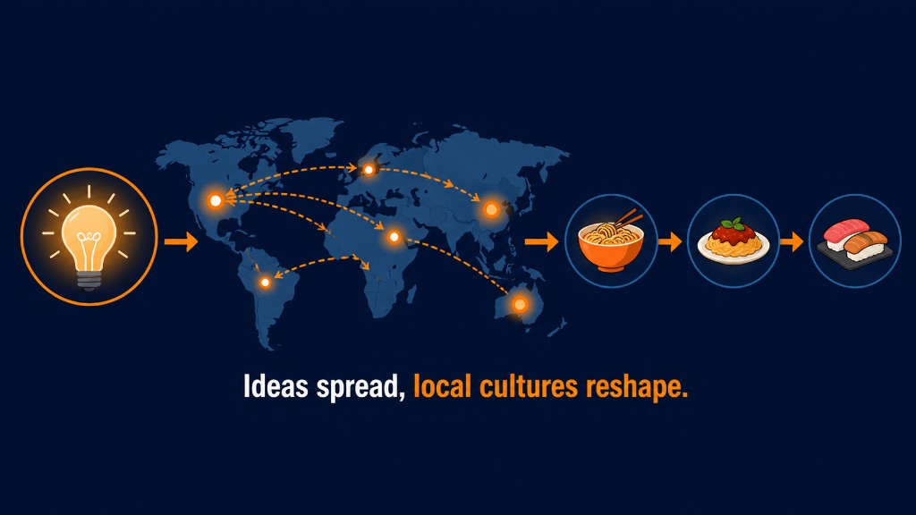 Idea changes as it spreads