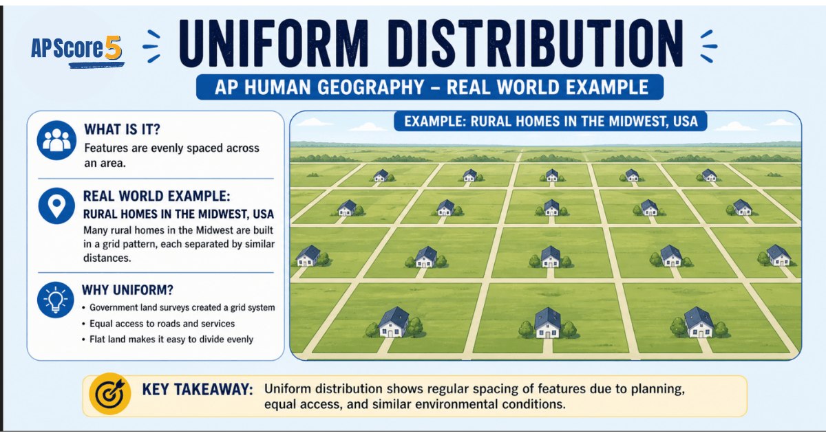 Uniform distribution example
